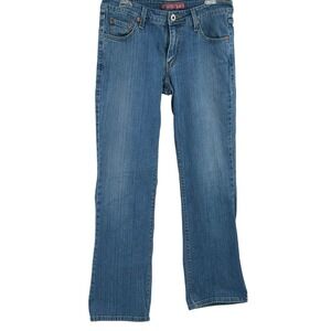 Levis Womens 518 Superlow Bootcut Jeans 11M Blue Medium Wash Y2K Denim 2000s